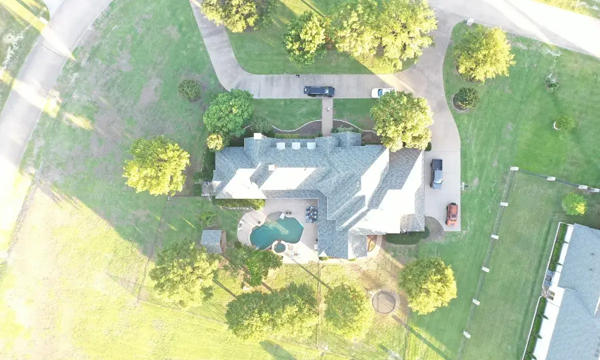 New shingle roof installation on a home in Mountain House